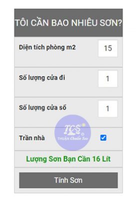 chia sẻ plugin tính sơn tường